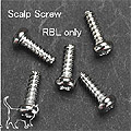 Small Screw for Fixed RBL/FBL/Pullip/Middie Blythe Scalp - 4Pcs