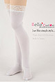 H20．【LL-20】ニーソックス（SD／DD）Thigh-High Doll Stockings # Thin White