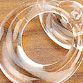 B1IIBlythe Pull RingRoundThick# Clear